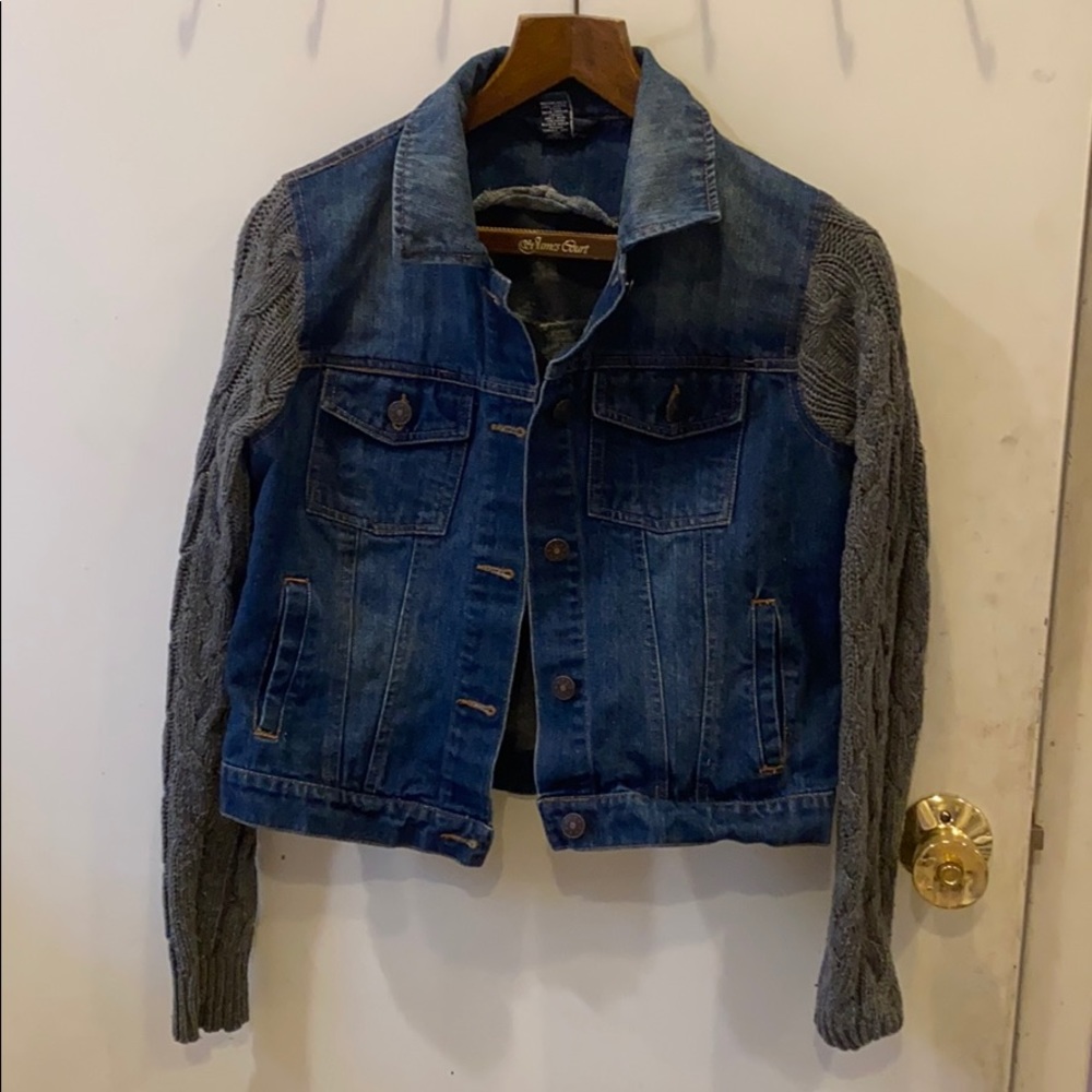 Blue denim jean jacket
